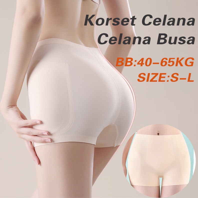 KODE P16N Celana Dalam Busa Pantat dan Pinggul CDCelana BusaKorset Celana
