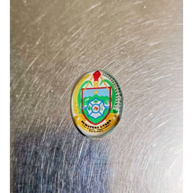 Pin Resin Pemprovsu/Pin Topi Muts Mut Korpri/Pin Resi Pemprovsu Sumut/Pin Resin Topi Asn