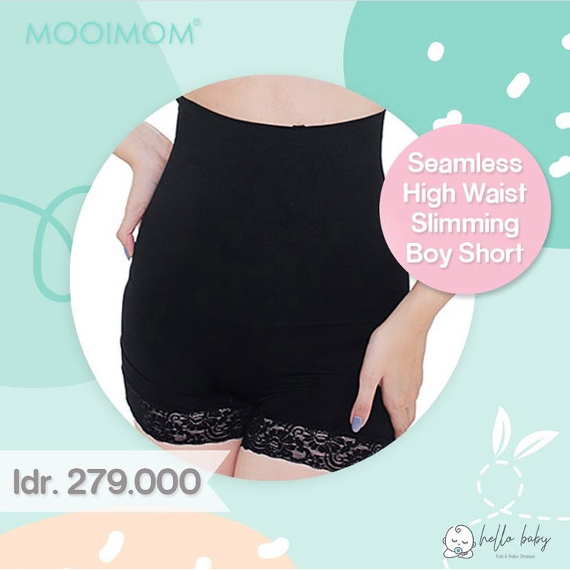 MOOIMOM SEAMLESS HIGH WAIST SLIMMING BOYSHORT