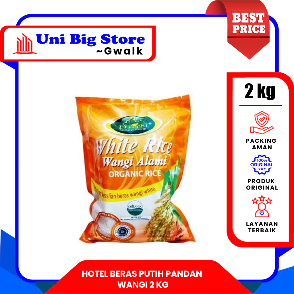 

HOTEL BERAS PANDAN WANGI PUTIH ORGANIC - 2 kg