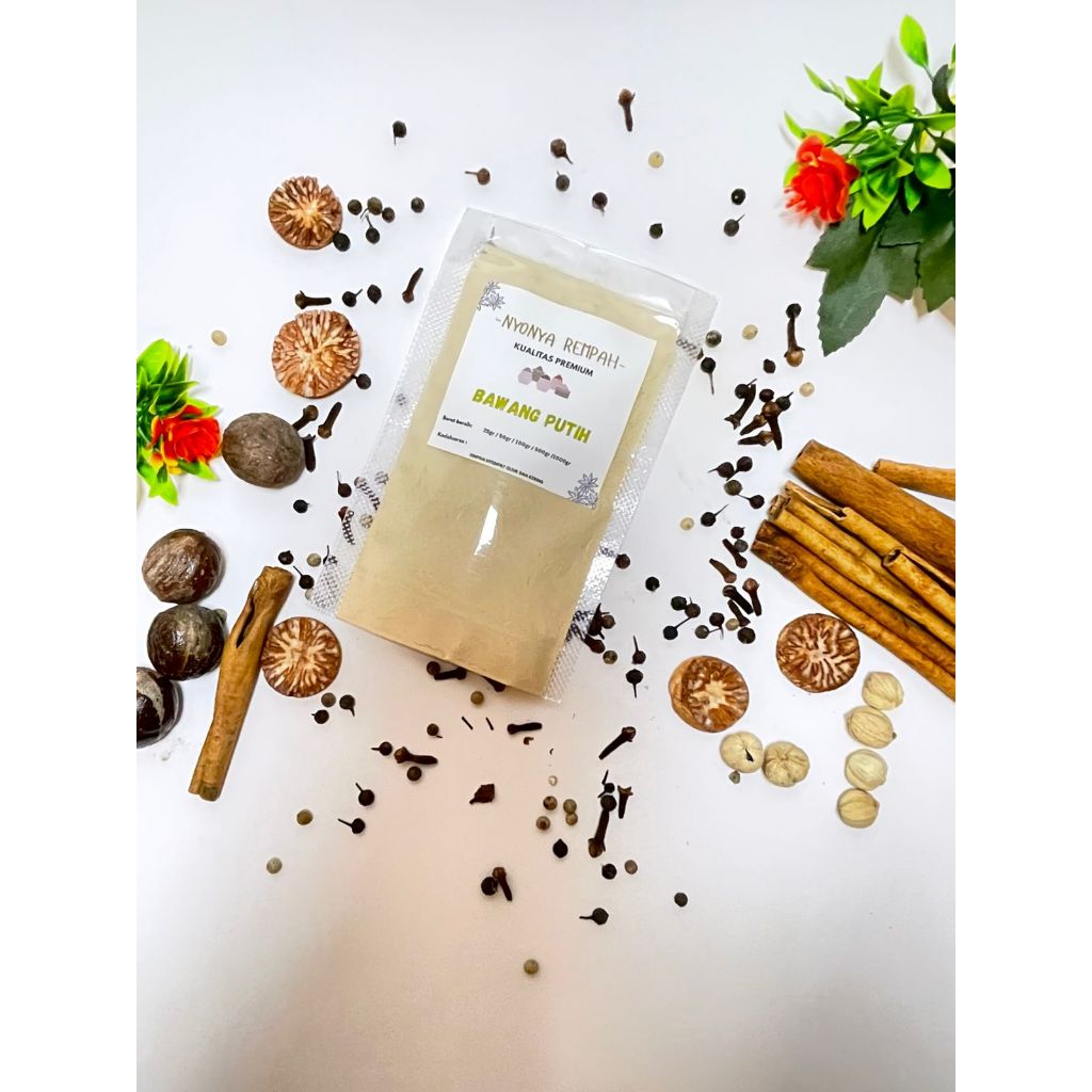 

Bawang putih bubuk / Garlic powder / Ground Garlic QUALITY PREMIUM-Nyonya Rempah