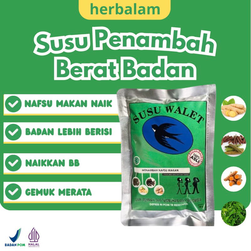 

Susu Walet Original 150gr / Susu Penggemuk Badan