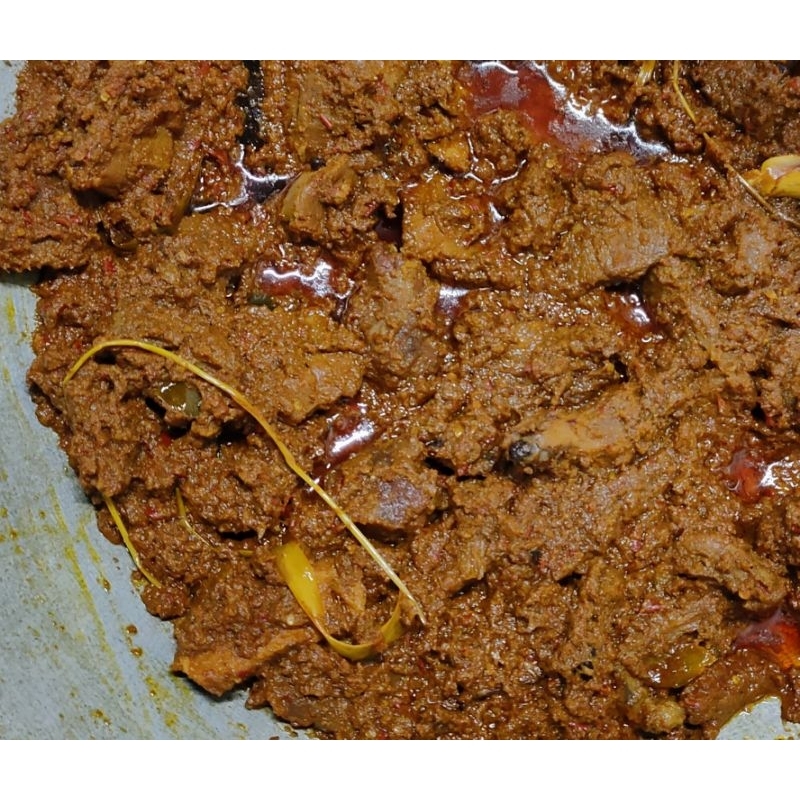 

Rendang daging sapi enak asli padang