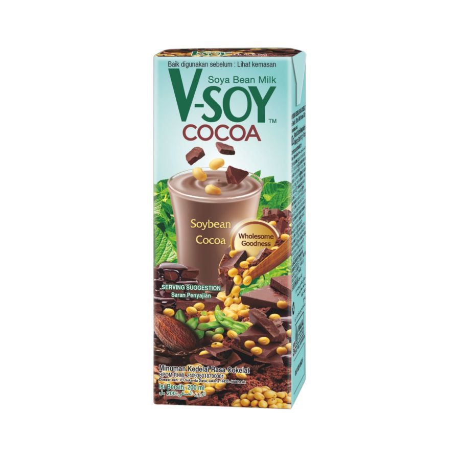 

V-Soy Soya Bean Milk Cocoa 200 mL 200mL
