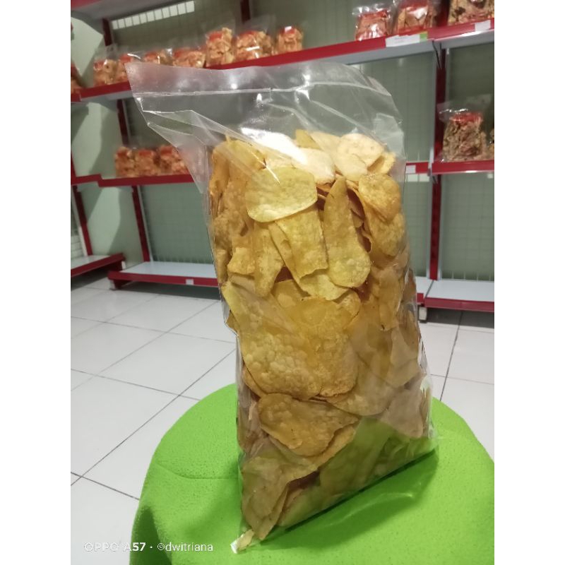 

Keripik Talas Original|Keripik Kimpul|Camilan Asin Gurih 500 gram