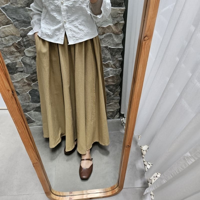 Plumeria - Rok Linen Kuyifei | rok linen import| COD BY REQUEST