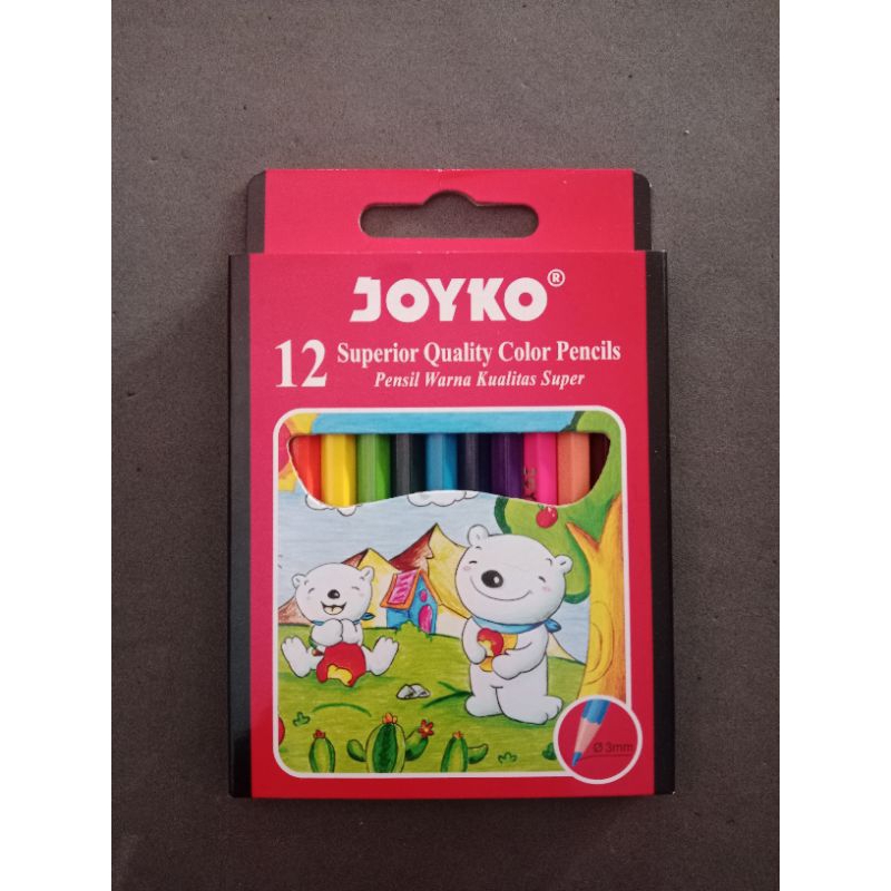 

Pensil warna joyko pendek 1 pak(12 warna)