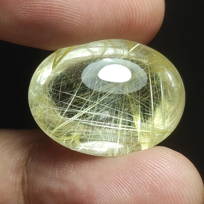 Batu kecubung rambut sedana natural quartz high quality