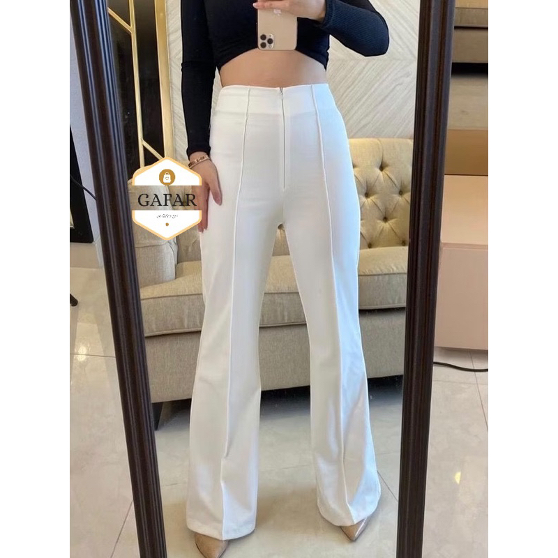 Celana Cutbray Wanita Bahan Scuba IMPORT (STANDAR & JUMBO)| Celana Panjang Cutbray Wanita | Celana S