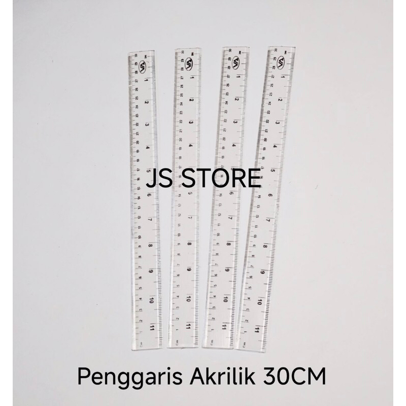 

Penggaris Akrilik 30 CM Tebal Murah Berkualitas