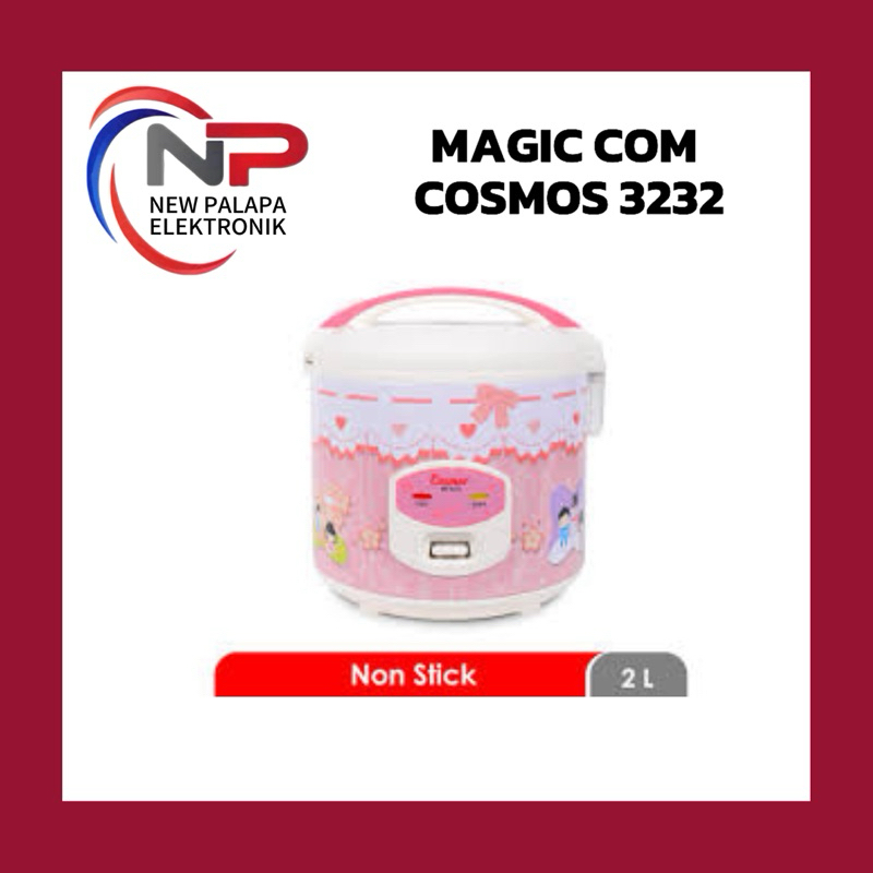 Magic com Cosmos crj 3232 Penanak nasi merk cosmos 2 liter