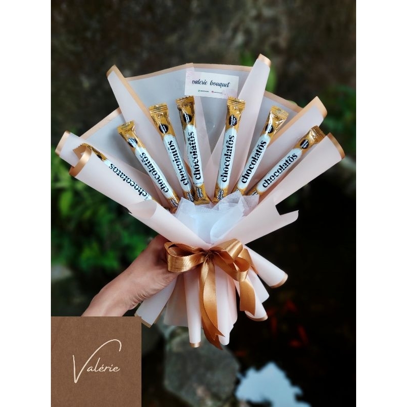 

buket snack chocolatos bouquet snack proses 1hari by valeriebouquet
