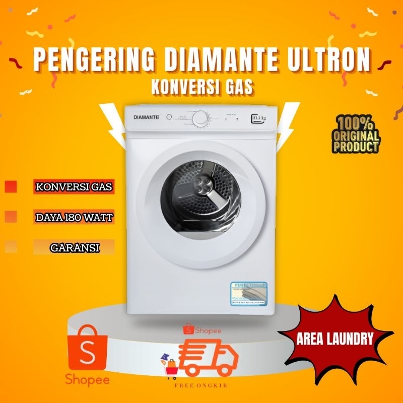 Pengering Konversi Dryer Diamante 10,5 Kg Type Ultron