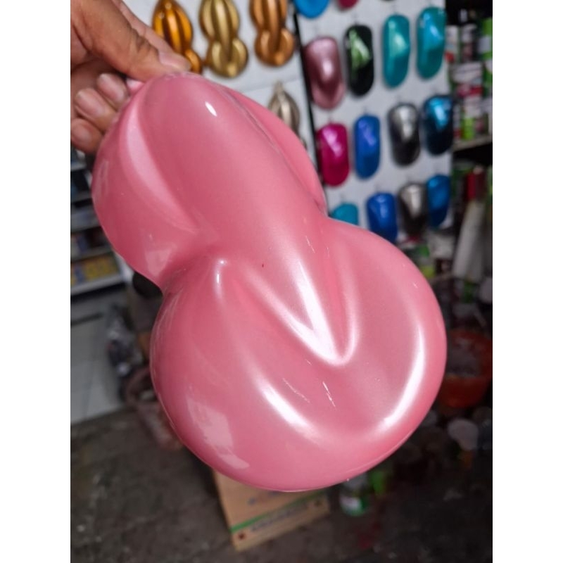 cat warna pink mutiara putih cat pink mutiara cat motor cat mobil cat custom cat automotive