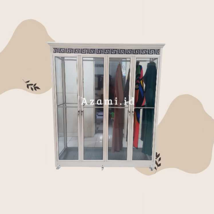 Azami aluminium /Lemari gantung baju gamis / Lemari gamis gantung / Lemari gantungan baju gamis