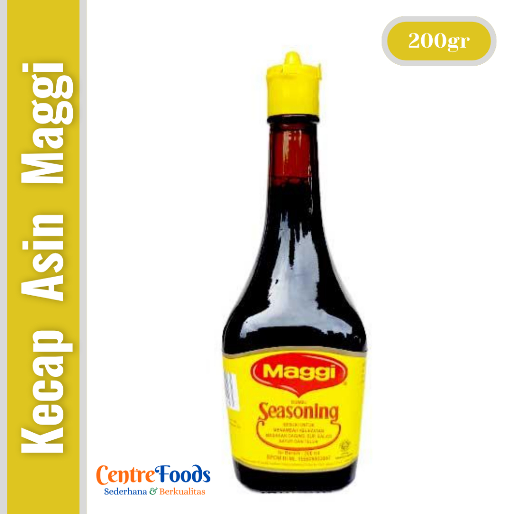 

Kecap Asin - Bumbu Seasoning MAGGI | 200gr [ Harga Per PCS ]