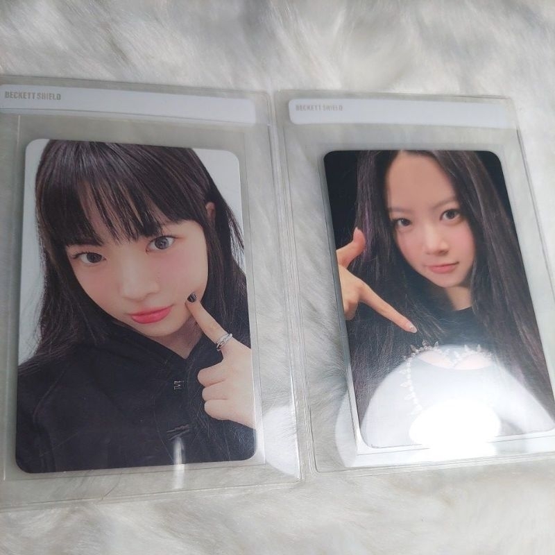 OFFICIAL le sserafim eunchae unforgiven fearless photocard