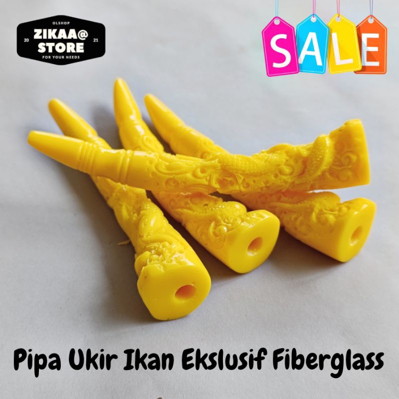 once pipa padud cangklong gg sintetis model ukir ikan ekslusif