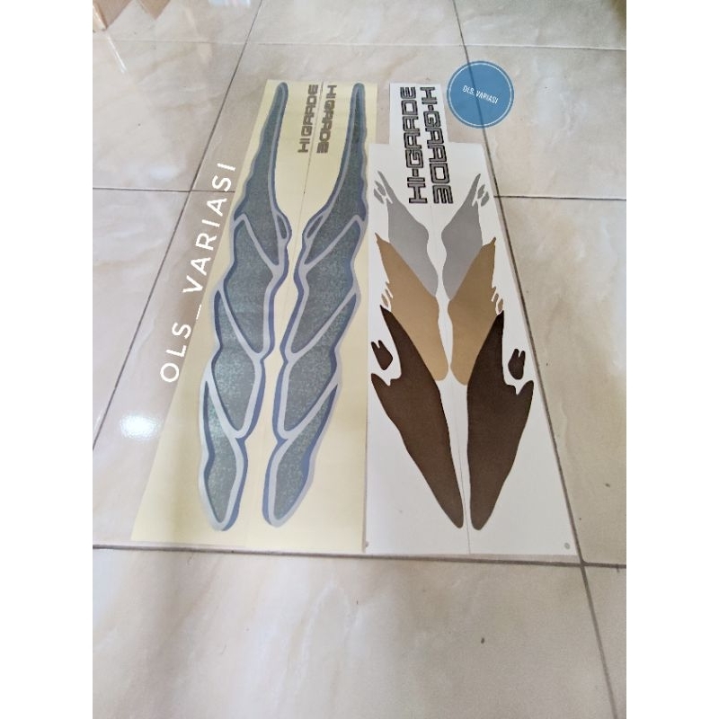 Stiker striping body isuzu panther Hi grade / sticker minibus panther Hi grade / stiker isuzu panthe