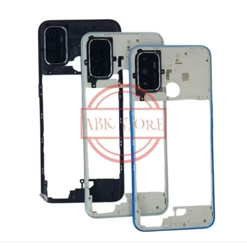 Bezel Bezzel tutup mesin tulang samping Oppo a53 / Oppo a33