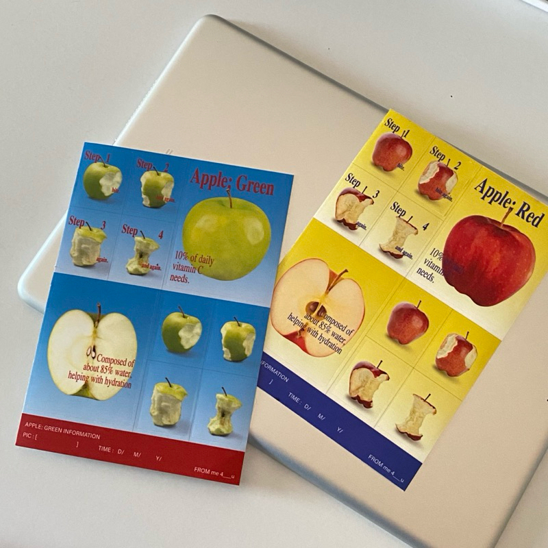 

The Apple sticker sheet by me4u