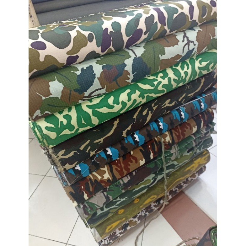 KODE T38N KAIN LORENG ARMY  Bahan Loreng Army  Bahan Loreng Ripstok Lebar 15OCM