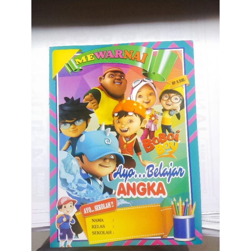 Buku Mewarnai Gambar Boboiboy
