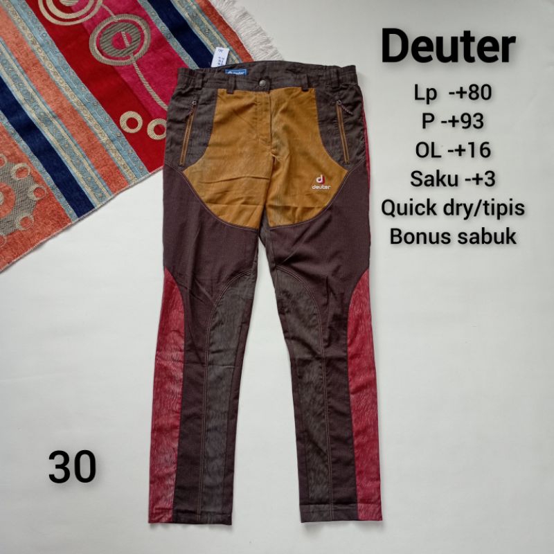 CELANA OUTDOOR DEUTER ORIGINAL 100% (SEPERTI BARU)