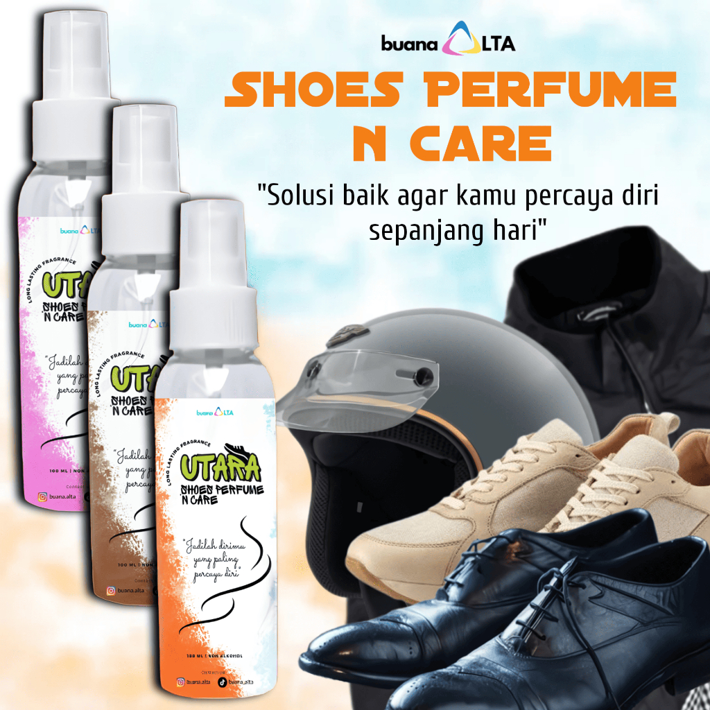 Utara – Parfum Sepatu 100ml – Shoes Perfume n Care