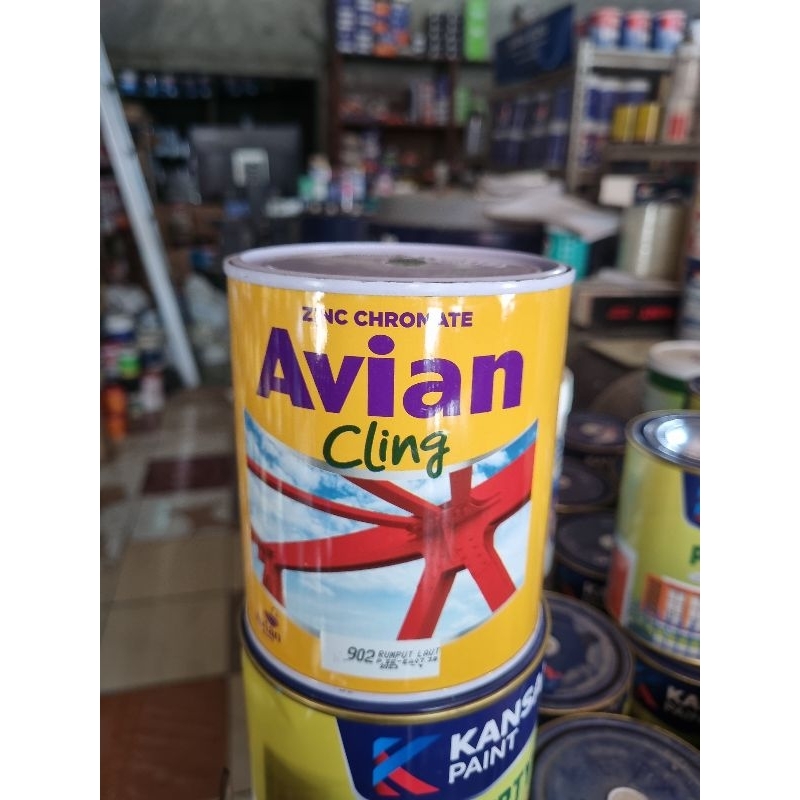 Cat Dasar Kayu Besi Zinc Chromate Anti Karat Avian Cling 1 Kg