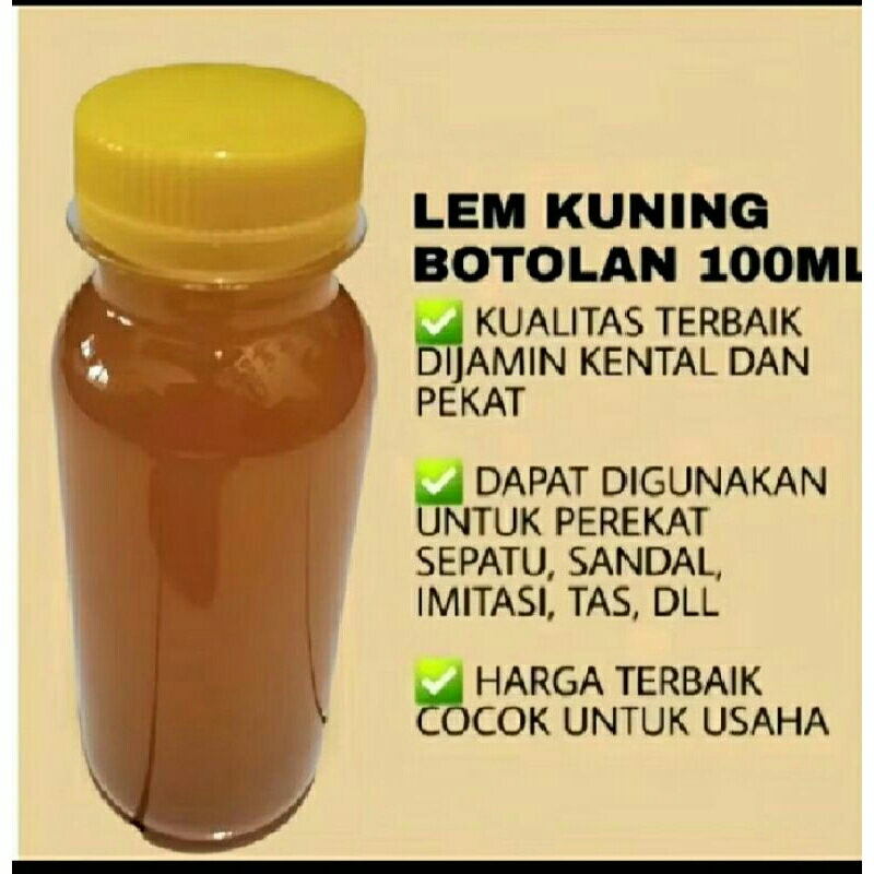 

lem kuning, lem aibon, lem serbaguna 100 ml