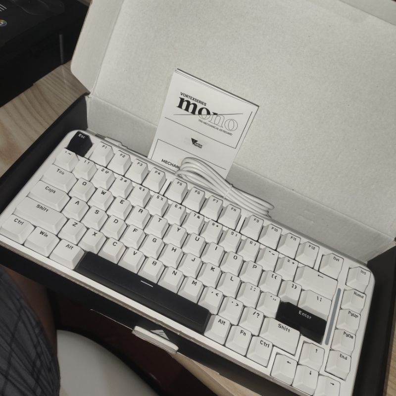 Vortex Mono series 75% White fullset