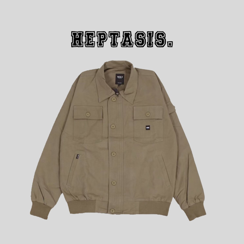 WOLV ORIGINAL Jacket Vintage Aero Flight - Jacket Vintage Pilot Pria