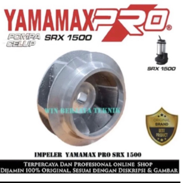 Impeler Pompa Celup Yamamax Pro SRX 1500 Kipas Pompa Submersible 4 Inch SRX1500