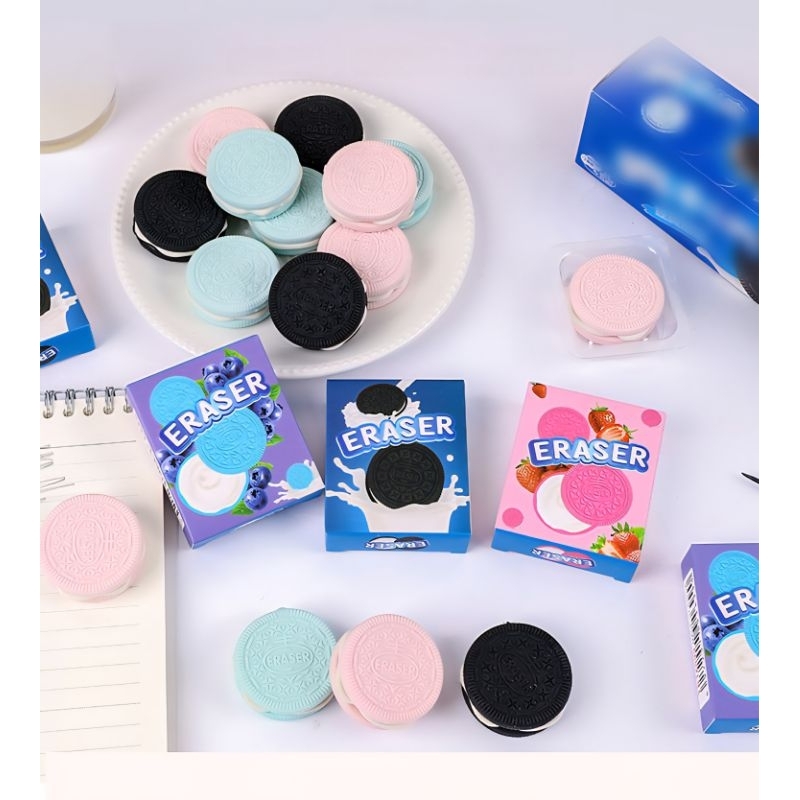 

PENGHAPUS LUCU DAN UNIK BISKUIT COKLAT PENGHAPUS SEKOLAH ANAK BENTUK MAKANAN WAFER KUE ROTI HAPUSAN FANCY CAKE BISCUIT ERASER