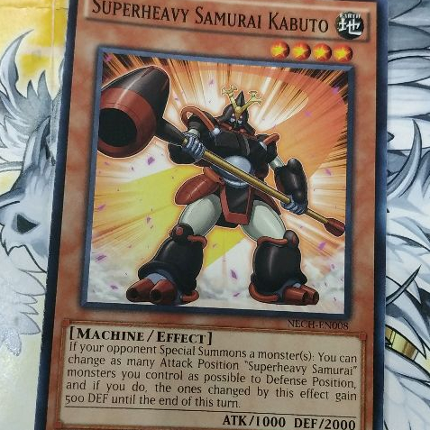 Superheavy Samurai Kabuto - NECH-EN008 - Common - YuGiOh TCG ORIGINAL