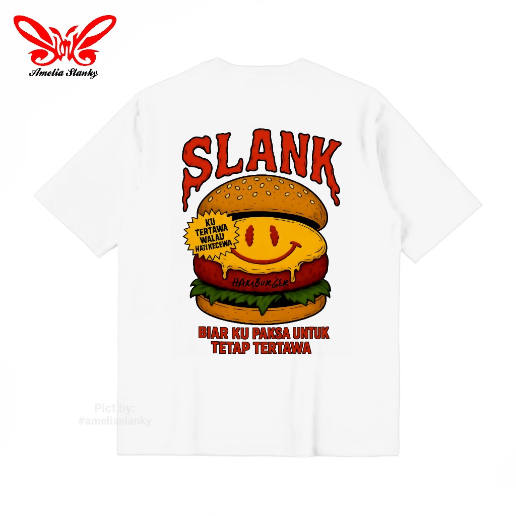 KAOS SLANK - HAMBURGER - KAOS SLANK DISTRO  - KAOS SLANK ORIGINAL POTLOT