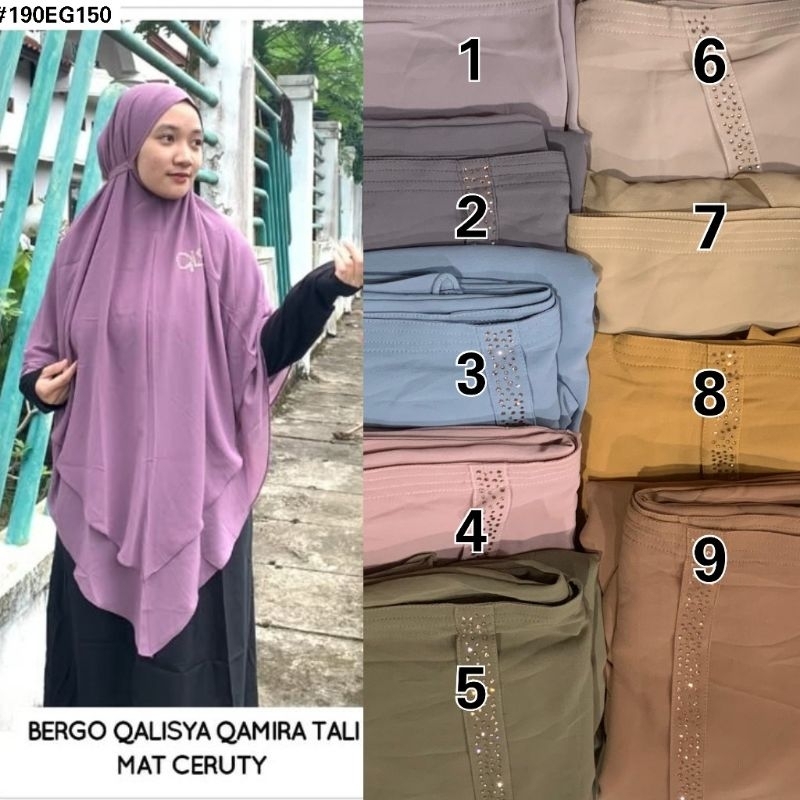 Bergo Qalisya Qamira tali Matt ceruty