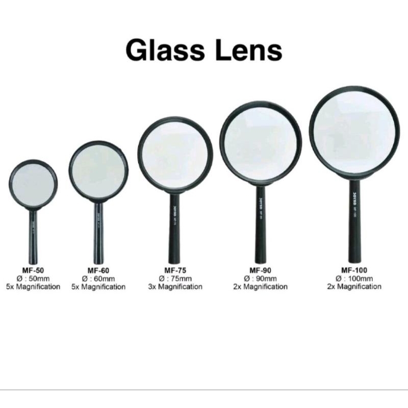 

Kaca pembesar joyko MF-75 magnifier 075mm pembesar 3×