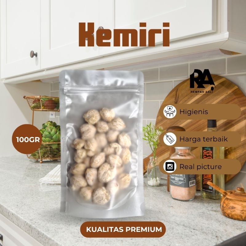 

Kemiri 100gr / Candlenut / Rempah Asli Indonesia