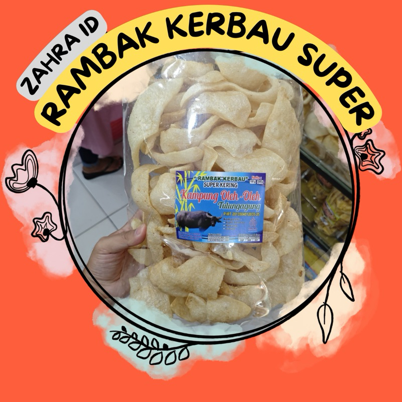 

(BANYAK VARIAN) KERUPUK RAMBAK KERBAU SUPER KHAS TULUNGAGUNG JAWA TIMUR - OLEH-OLEH PENDAMPING KUAH RAWON SOTO