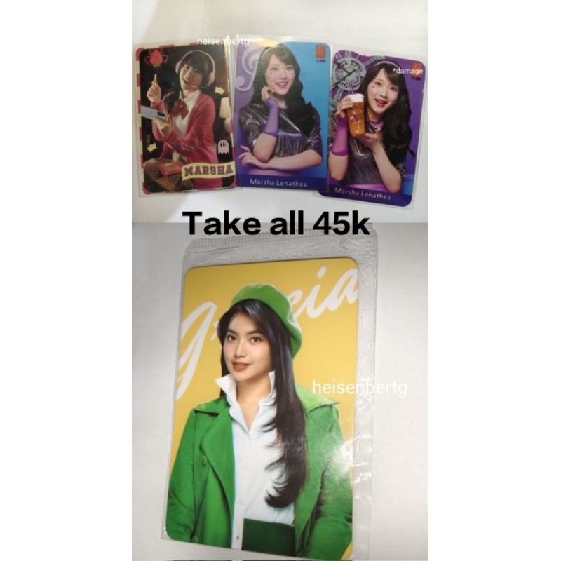 JKT48 Japota Chatime Tango Official Photocard PC Gracia Marsha (baca desc)