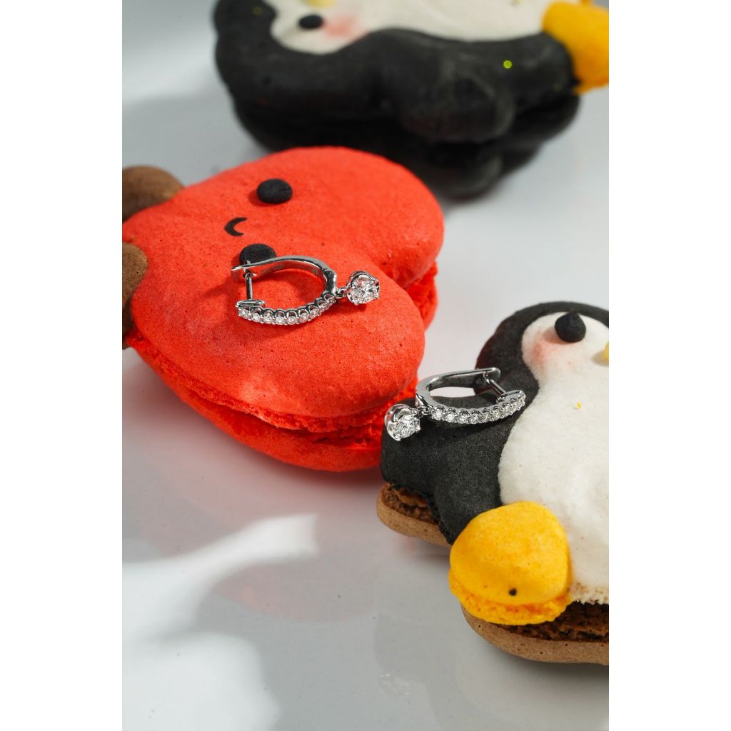 Diamond Earring VVS1 F Color