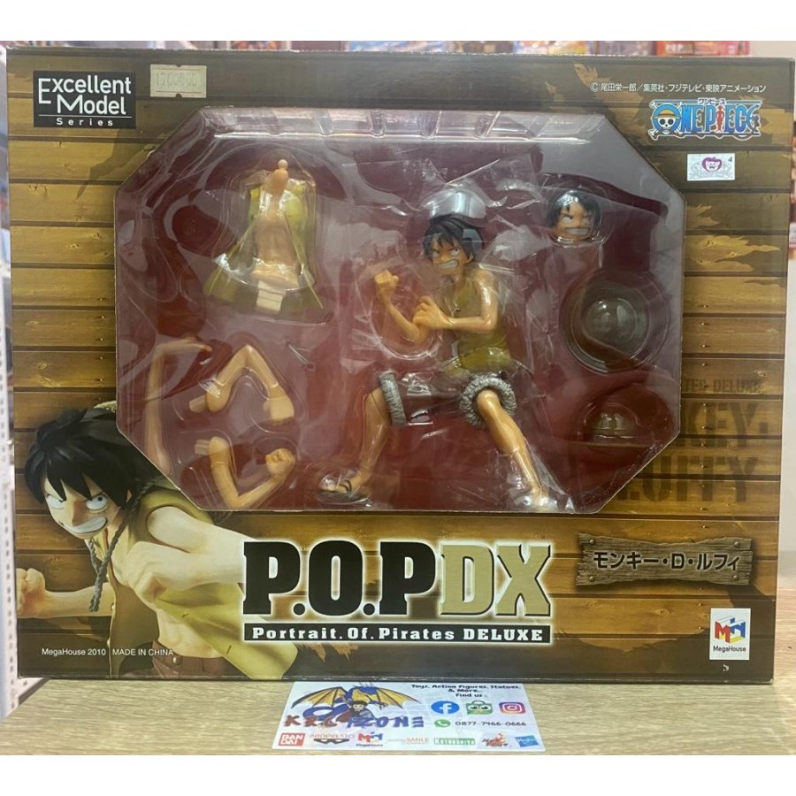 MEGAHOUSE PORTRAIT OF PIRATES P.O.P DX LUFFY MARINEFORD POP FIGURE