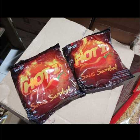 

Saus Hot 1 sachet / hot 1 stick isi 24 pcs