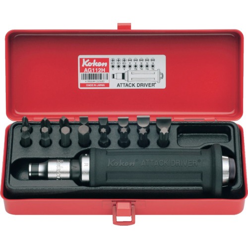 KOKEN Impact Driver Attack Driver Set 18 Pcs AG112H