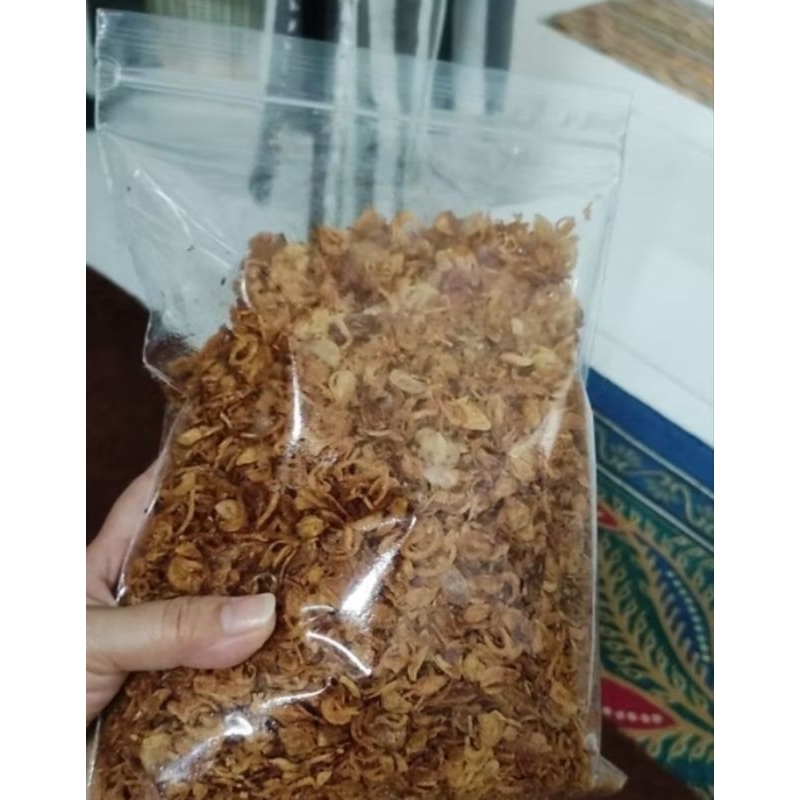 

Bawang merah Goreng Homemade Lezat dan Praktis 500gram tanpa campuran