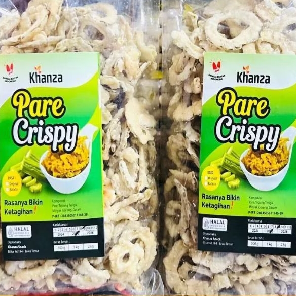 

KERIPIK PARE KHANZA 250GRAM