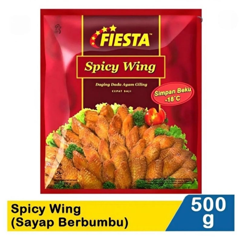 

Fiesta Spicy Wing (Sayap Berbumbu) 500G