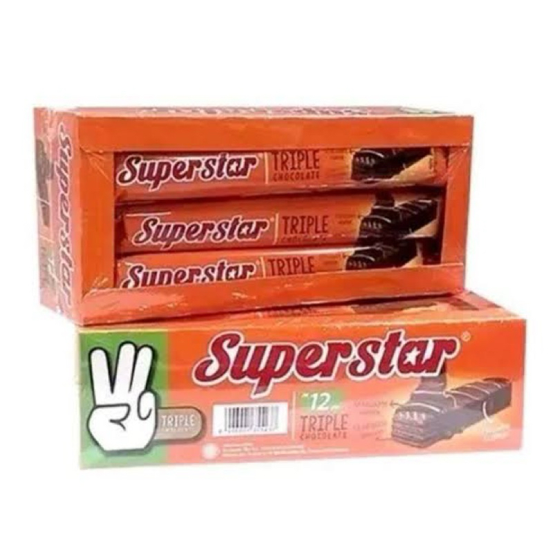 

Superstar wafer coklat box